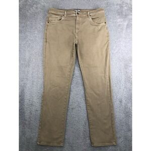 Johnnie-O Newport Pants Mens 34x31 (Tag 35x32) Kaki Straight